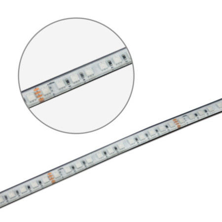 LED AQUA RGB 48V Flexband, 14,4W, IP68, 3in1 Chip, 20m Rolle, 96 LED/m