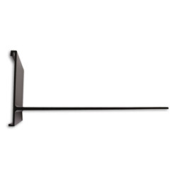 Glashalter für Versa Wandprofile, für 3-6 Weingläser, Aluminium, schwarz, 31.5cm