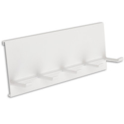 Kellenhalter für Versa Wandprofile, weiß, 20cm