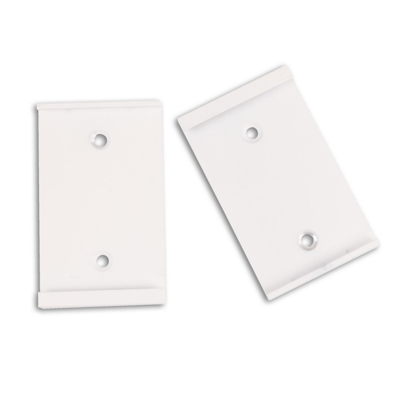 Wandmontageclip für Versa Wandprofil mit Hohlraum, weiß, 5cm