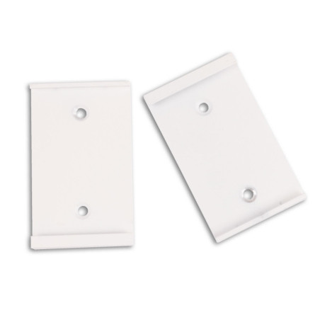 Wandmontageclip für Versa Wandprofil mit Hohlraum, weiß, 5cm