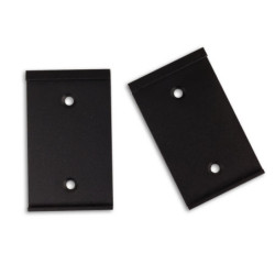 Wandmontageclip für Versa Wandprofil mit Hohlraum, schwarz, 5cm