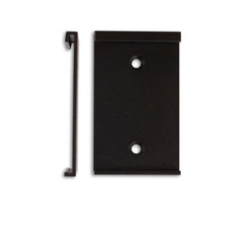 Wandmontageclip für Versa Wandprofil mit Hohlraum, schwarz, 5cm