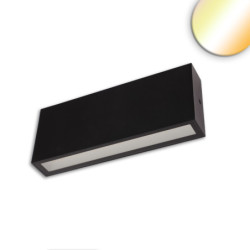 LED Wandleuchte anthrazit 10W, Up&Down, ColorSwitch 3000|3500|4000K, IP65, DALI DT6 dimmbar
