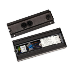 LED Wandleuchte anthrazit 10W, Up&Down, ColorSwitch 3000|3500|4000K, IP65, DALI DT6 dimmbar