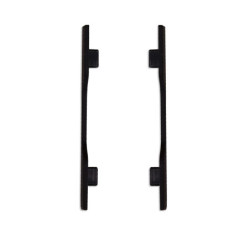 Endkappe für Versa Wandprofil ultraflach, 2 STK, schwarz