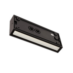 LED Wandleuchte anthrazit 10W, Up&Down, ColorSwitch 3000|3500|4000K, IP65, DALI DT6 dimmbar
