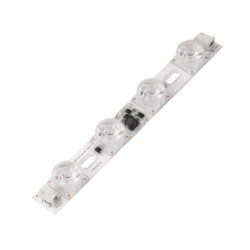 LED Modul für Lightboxen, 9x19°, 215x25x13,4mm, 24V DC, 7500K, 4 LEDs mit 3,5W/LED, IP20