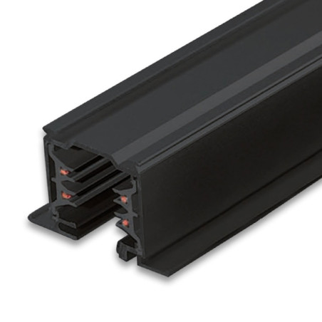 3-Phasen Classic Einbau-Stromschiene, 2m, schwarz