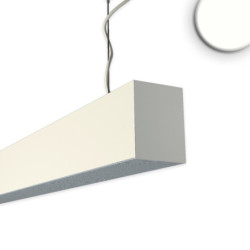 PROLAMP 30HIDhs Pendel L-Form 120W weiß, 1200+2000mm, prismatisch, 4000K+SkyBlue, 2-teilig