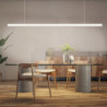PROLAMP 40IDhs Pendel 75W weiß, 1500mm, opal+, Zigbee + Sys-Pro dimmbar, CCT+2700K