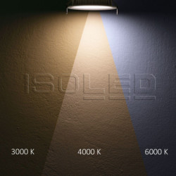 LED Downlight Reflektor 18W, 60°, 150lm/W, UGR unter 19, ColorSwitch 3000|4000|6000K, dimmbar