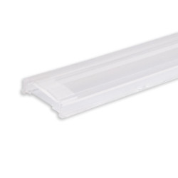 Linsen-Einschubcover C66, Abstrahlwinkel 25° asymmetrisch, 1176mm, für LAMP30 V2 Profil