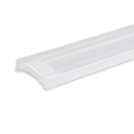 Linsen-Einschubcover C66, Abstrahlwinkel 25° asymmetrisch, 1176mm, für LAMP30 V2 Profil