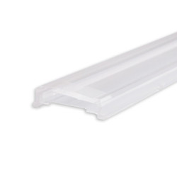 Linsen-Einschubcover C66, Abstrahlwinkel 25° asymmetrisch, 1176mm, für LAMP30 V2 Profil