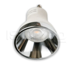 Cover für LED Spot und LED Modul SYS-GU10, alu glänzend, rückversetzt, UGR unter 12