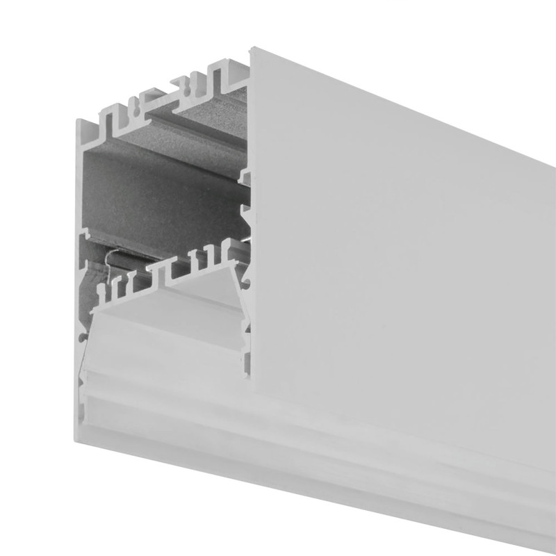 LED Leuchtenprofil LAMP40 Up&Down Aluminium silber pulverbeschichtet, 200cm