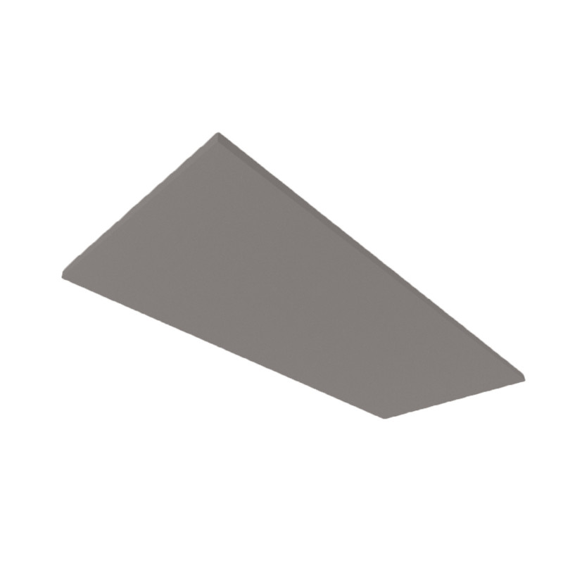 Akustikabsorber H25 für Leuchtenrahmen mit Innenformat 592x1500mm, grau
