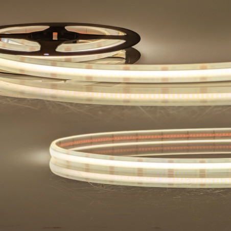 LED HT927/960 CCT Flexband für bis zu 100°C Umgebung, 24V DC, 10W|10W, IP68, 5m Rll, 640 LED/m