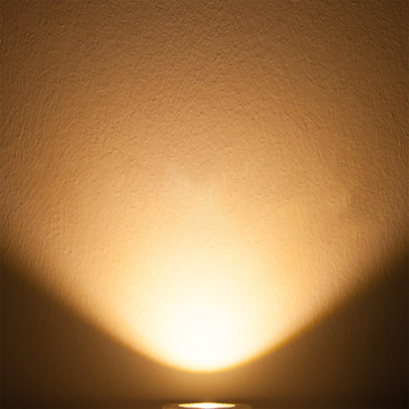 LED Bodeneinbaustrahler, rund Edelstahl, IP67, 7W COB, 90°, warmweiß