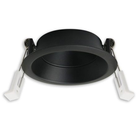 Einbaur. f. Einbaustrahler Back68&LED Modul SYS-GU10, schwenkbar, schwarz matt