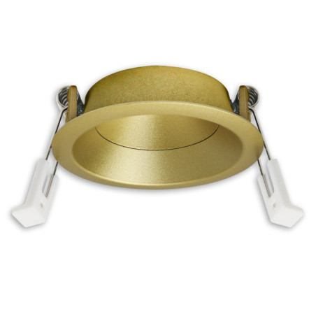 Einbaur. f. Einbaustrahler Back68&LED Modul SYS-GU10, schwenkbar, gold