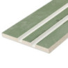 Plaster 10 Double Gipskarton-Feuchtraumplatte 12.5mm, mit Profileinsatz inkl. Schutzcover, 100cm