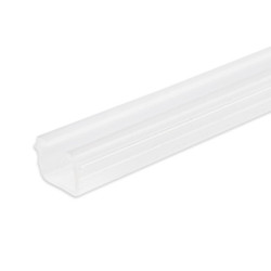 Gardinen-Inlay weiß, Innenformat B gleich 9.7 H gleich 6.5mm Schlitz 6mm, 100cm