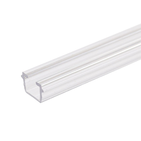 Gardinen-Inlay klar, Innenformat B gleich 9.7 H gleich 6.5mm Schlitz 6mm, 100cm