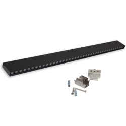 LED Hängeleuchte Raster UGR unter 19, 36°, 120cm, schwarz, 30W, 4000K, DALI dimmbar
