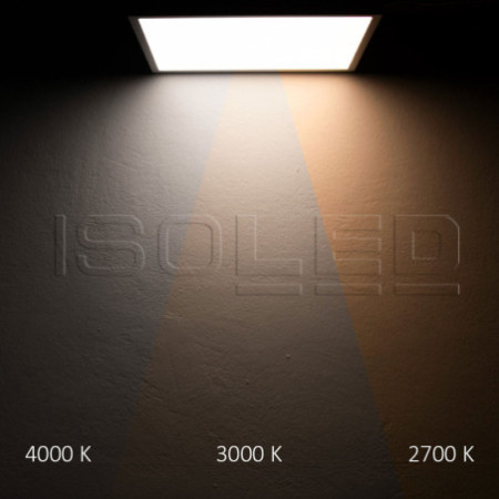 LED Deckenleuchte PRO weiß, 24W, eckig, 225x225mm, ColorSwitch 2700|3000|4000K, dimmbar