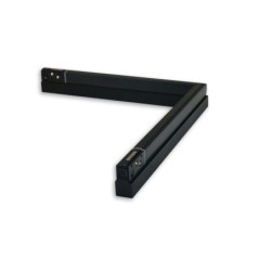 Track48 Eckleuchte horizontal schwarz, 20W, 120°, 48V DC, 1800-4000K,CRI90, Line+, DALI DT8