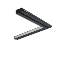 Track48 Eckleuchte vertikal schwarz, 20W, 120°, 48V DC, 1800-4000K,CRI90, Line+, DALI DT8