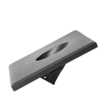 Cover Aluminium eckig 1 schwarz für Sys-Wall68