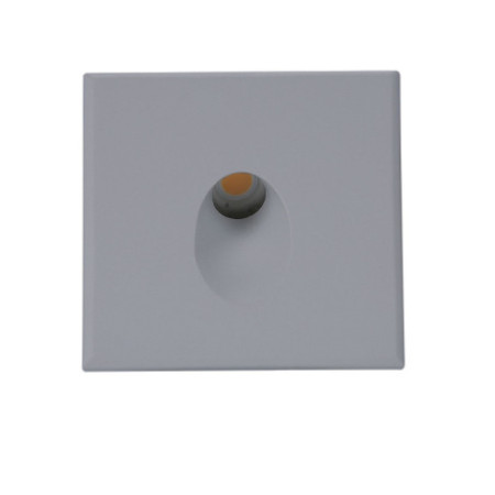 Cover Aluminium eckig 1 silbergrau für Sys-Wall68