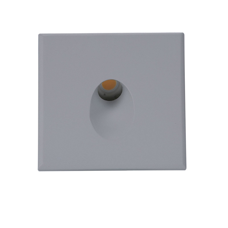 Cover Aluminium eckig 1 silbergrau für Sys-Wall68