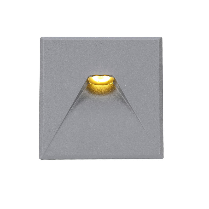 Cover Aluminium eckig 2 grau für Sys-Wall68