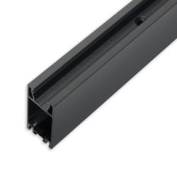 Gardinenprofil Curtain10 ONE HIGH, schwarz RAL 9005, 200cm