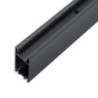 Gardinenprofil Curtain10 ONE HIGH, schwarz RAL 9005, 200cm