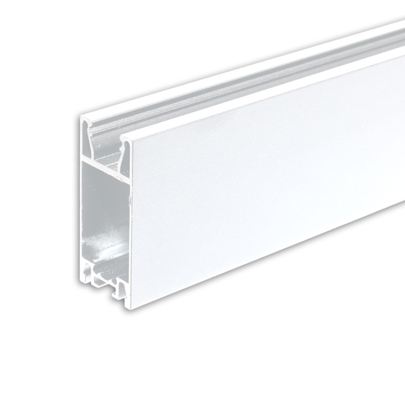 Gardinenprofil Curtain10 ONE HIGH, weiß RAL 9010, 200cm