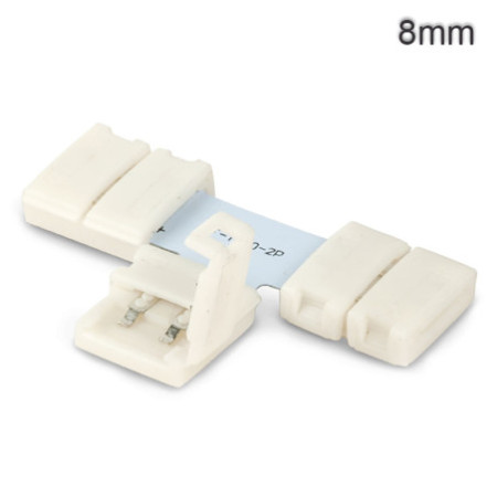 Clip-T-Verbinder (max. 5A) C1-28 für 2-pol. IP20 Flexstripes mit Breite 8mm, Pitch über 12mm
