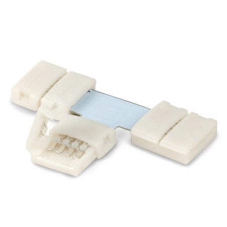 Clip-T-Verbinder (max. 5A) C1-410 für 4-pol. IP20 Flexstripes mit Breite 10mm, Pitch über 12mm