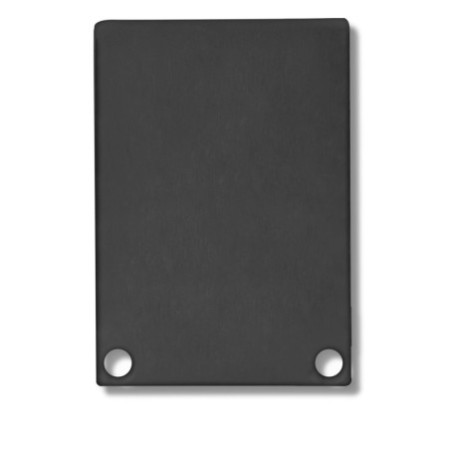 Endkappe EC48 Alu schwarz RAL 9005 für SURF/DIVE20 mit COVER11/COVER35, 2 STK, inkl. Schrauben
