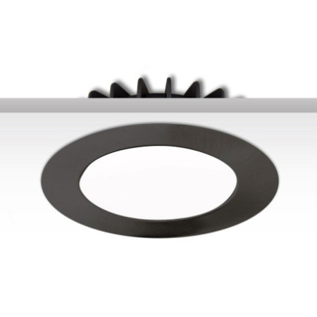Cover Aluminium rund schwarz für Sys-90