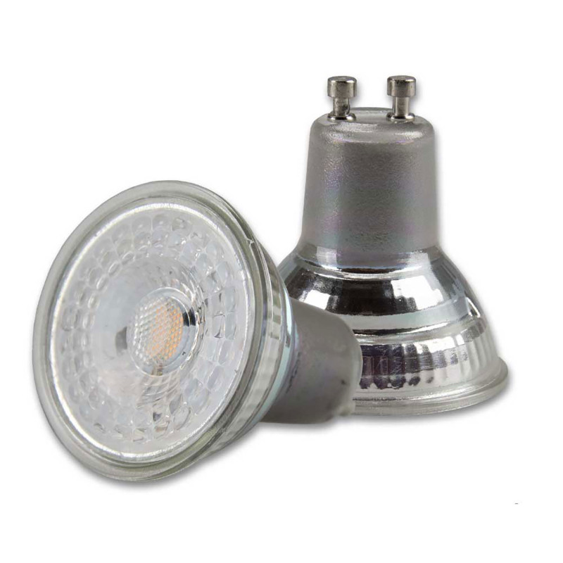 GU10 LED Strahler SUNSET 5,5W, 60°, 2200-3000K, CRI90, Dimm-to-warm