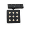 3-Phasen Schienenstrahler MATRIX, 20W, 40°, schwarz, 4000K, UGR unter 19