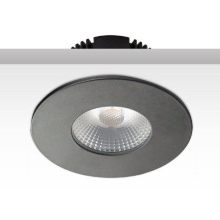 Cover Aluminium rund schwarz matt für Sys-68