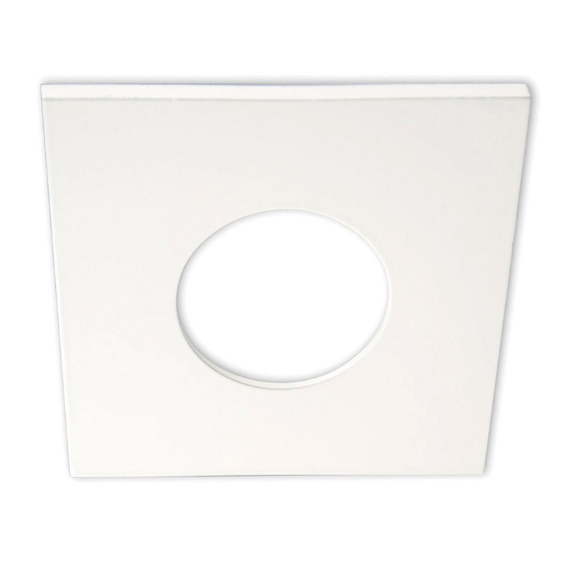 Cover Aluminium eckig weiß matt für Sys-68