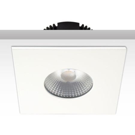 Cover Aluminium eckig weiß matt für Sys-68