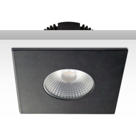 Cover Aluminium eckig schwarz matt für Sys-68